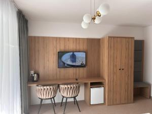 Majoituspaikan Resort EDEN - domki, pokoje, apartamenty keittiö tai keittotila