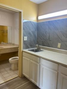 Bathroom sa Orangeburg inn & Suites