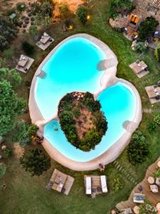 Swimming pool sa o malapit sa Hôtel Ambassador Palombaggia