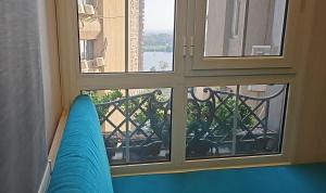 Балкон или тераса в Luxury partial Nile view Maadi Cairo apartment