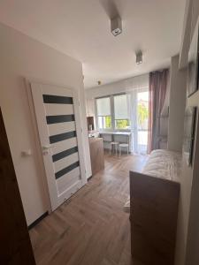 Predel za sedenje v nastanitvi Apartamenty W Domu DeLux