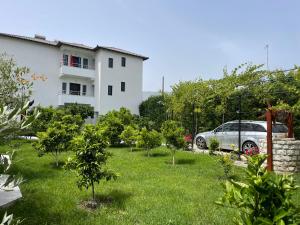 A garden outside Hotel C plus plus