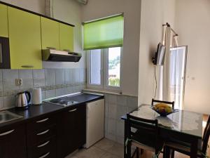 Studio apartment in Duce with sea view, balcony, air conditioning, WiFi 5067-6廚房或簡易廚房