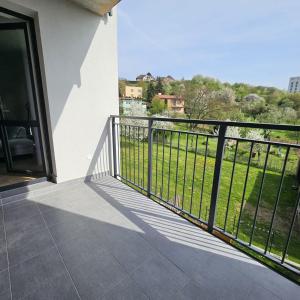 Apartmán Prešov tesisinde bir balkon veya teras