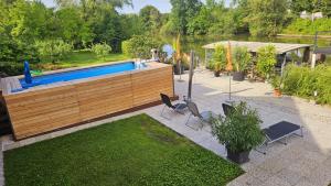 Swimmingpoolen hos eller tæt på River Houses Ljubljanica