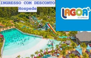 CALDAS NOVAS RESIDENCE - Inclui um ingresso por pessoa em Parque Aquático e temos HOT PARK E LAGOA PARQUE a preço promocional में या उसके करीब स्विमिंग पूल