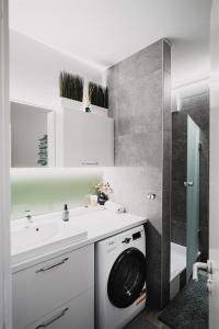 Butique Apartman Grand tesisinde bir banyo