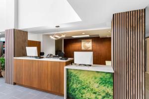 Vestibiulis arba registratūra apgyvendinimo įstaigoje Comfort Inn & Suites