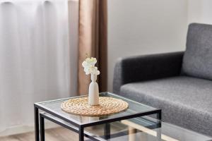 Elegantes 1 Zimmer Apartment Neubau Top Lage休息區