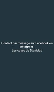 Ein Screenshot einer Textbox mit einem Kontakt pro Nachricht Sir Facebook in der Unterkunft jaccuzi & spa des caves Stanislas in Nancy