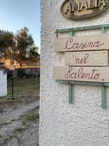 Casina nel Salento में दिखाया गया कोई प्रमाणपत्र, अवॉर्ड, हस्ताक्षर या कोई दूसरा दस्तावेज़