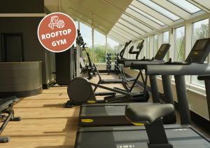 Fitness center at/o fitness facilities sa co56 Hotel Chemnitz