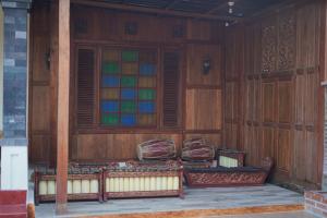 Istumisnurk majutusasutuses Dalem Jongke by Ubu Villa - 9 Bedrooms Villa in Yogyakarta