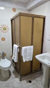 Bathroom sa Hotel Grand Galaxie