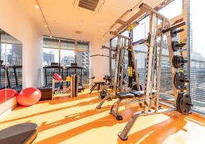 Fitness center at/o fitness facilities sa APA Hotel & Resort Osaka Umeda Eki Tower