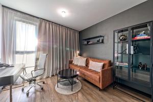 Un lugar para sentarse en Focus Hotel Premium Warszawa