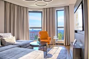 Un lugar para sentarse en Focus Hotel Premium Warszawa