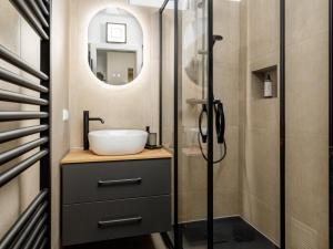 Un baño de Design-Apartment in der Welser Innenstadt mit NETFLIX & Balkon