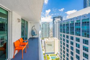 Oceanside Penthouse Apartment in Brickell Miami, Pool, Free Parking 휴식 공간