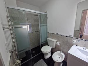 Phòng tắm tại Malibu Departamento