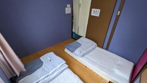 Posteľ alebo postele v izbe v ubytovaní Hostel Blue Door ホステル ブルードア