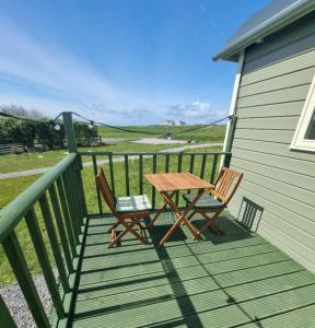 Balkon ili terasa u objektu Wild Meadow Huts