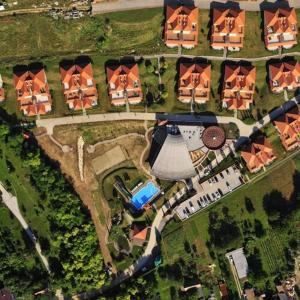 Letecký snímek ubytování Wellness Park Apartman