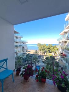 A balcony or terrace at Noli's Apartment