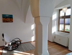 Ferienwohnung im Rittergut Plohn 300 meter zum Freizeitpark休息區