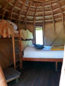 Postel nebo postele na pokoji v ubytování Terragora Cabanes Glamping