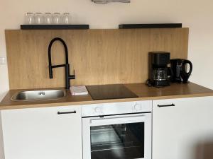 Nhà bếp/bếp nhỏ tại Appartements Winkler