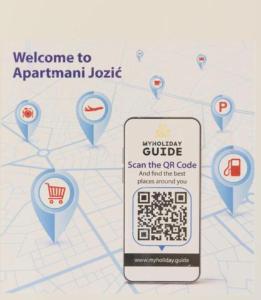 Сертифікат, нагорода, вивіска або інший документ, виставлений в Apartments Jozic