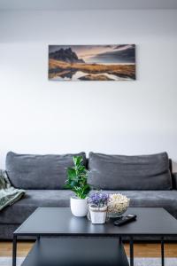 Seating area sa Dream Apartment in Wels mit Netflix & Stellplatz