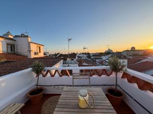 Un balcón o terraza en Evora Castle - Private Alentejo house with a terrace