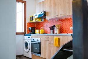 A cozinha ou cozinha compacta de Maison individuelle avec terrasse Nogent sur Marne