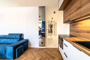 Η κουζίνα ή μικρή κουζίνα στο Apartament Giżycko