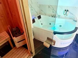 Apartament z sauną i jacuzzi na wyłączność - Sikorówka - Dobre Miejsce衛浴