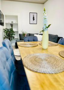 Zona d'estar a SH-Apartments-Stylische FeWo Mia - Parken - Wifi