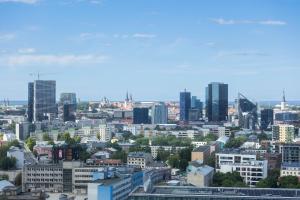 A general view of Tallinn or a view of the city taken from Az apartmant