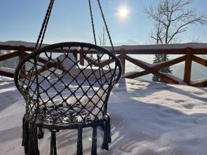 Chalet Grúnik durante el invierno