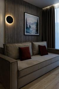 พื้นที่นั่งเล่นของ Glacier Premium Apartments