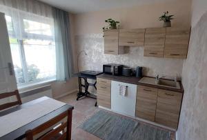 Kuchyňa alebo kuchynka v ubytovaní Apartmán