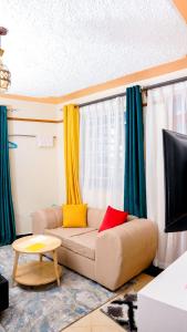 O zonă de relaxare la Studio furnished Apartments Naivasha