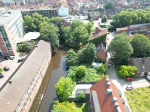 A bird's-eye view of Möwenhaus