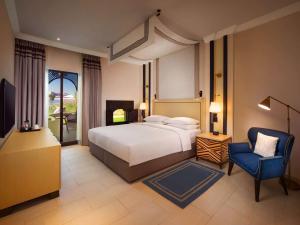 Cama ou camas em um quarto em Rixos Al Mairid Ras Al Khaimah - Ultra All Inclusive