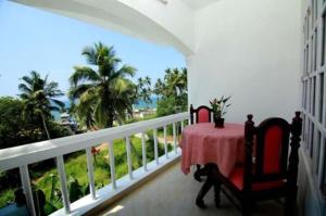 A balcony or terrace at Lyba Home Stay