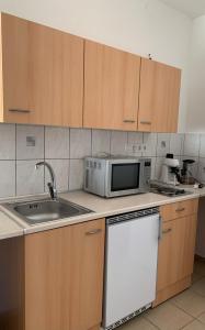 Kuhinja ili čajna kuhinja u objektu Fehér Orchidea Apartman