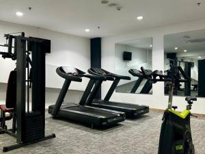 Gimnàs o zona de fitness de Laska Hotel Sukabumi