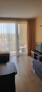 Sea Apartament Kristal Beach,Nessebar 객실 침대