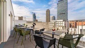 Un balcón o terraza en Holiday Inn - the niu, Charly Frankfurt City by IHG